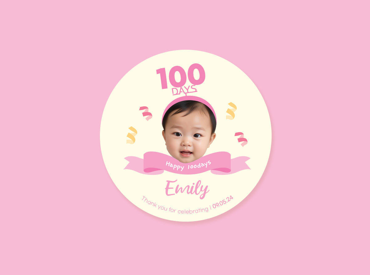 100days sticker (BD2405)