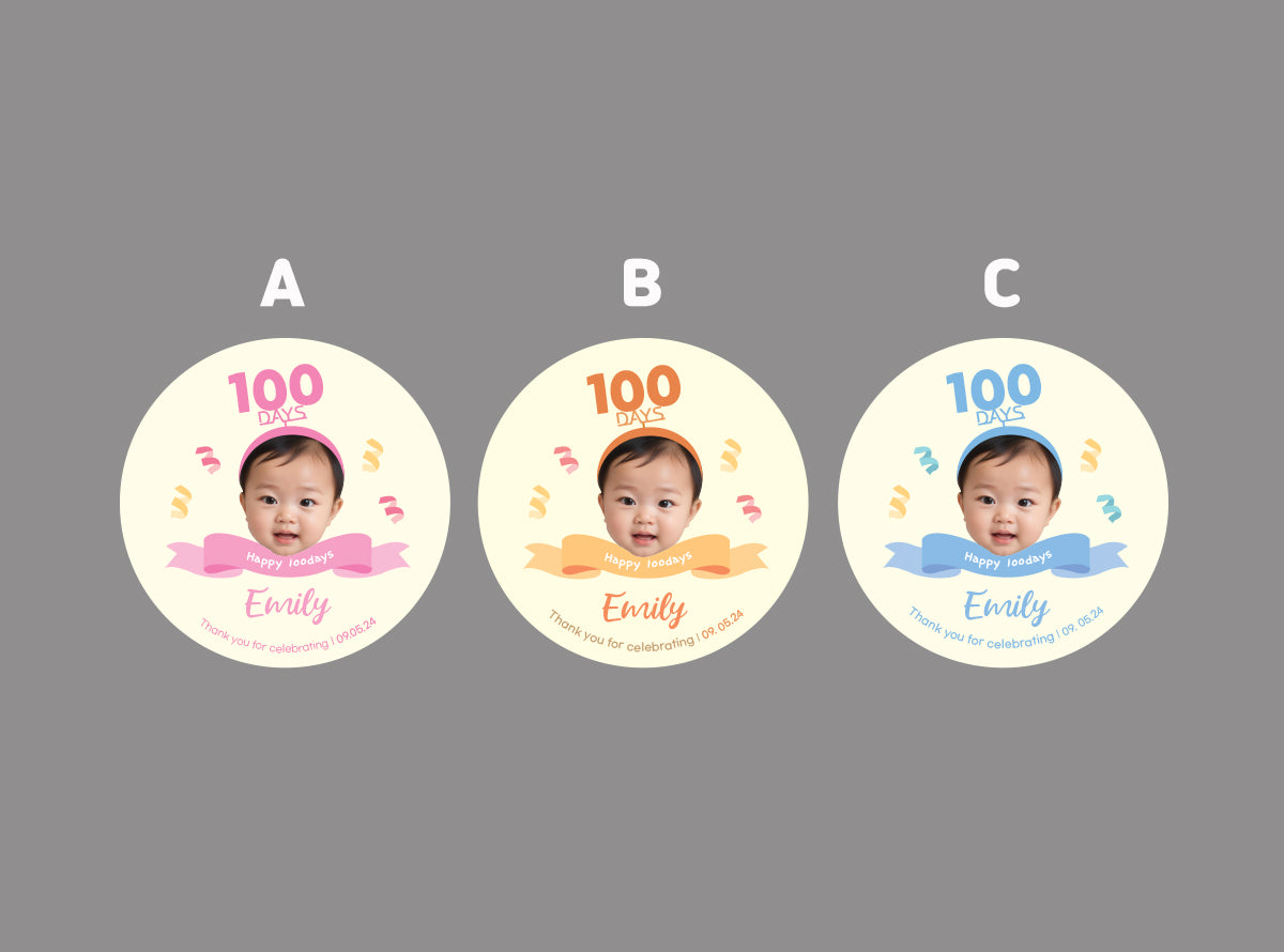 100days sticker (BD2405)