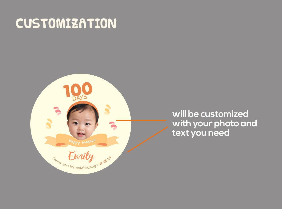100days sticker (BD2405)
