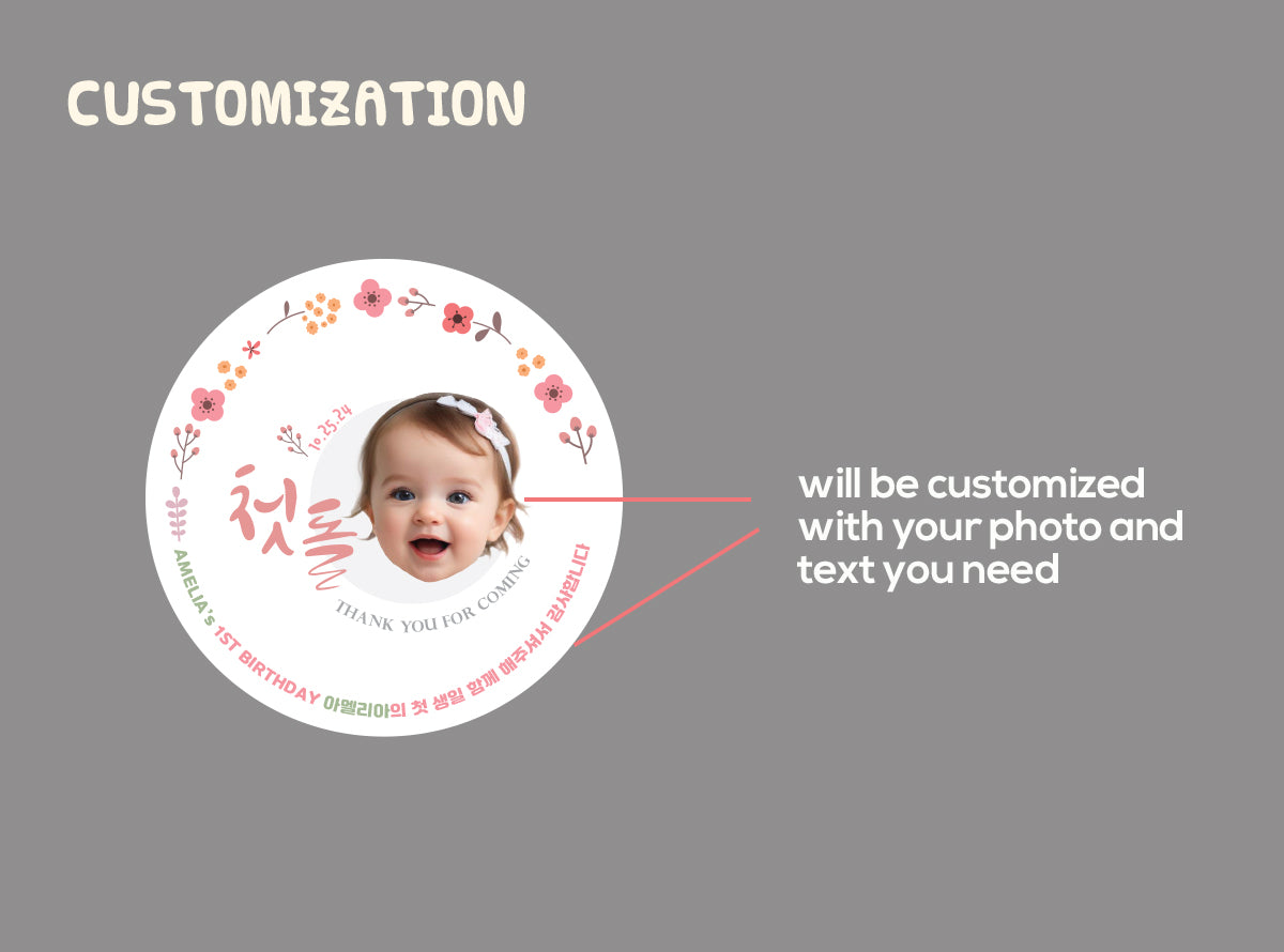 1st b-day sticker (BD2406)