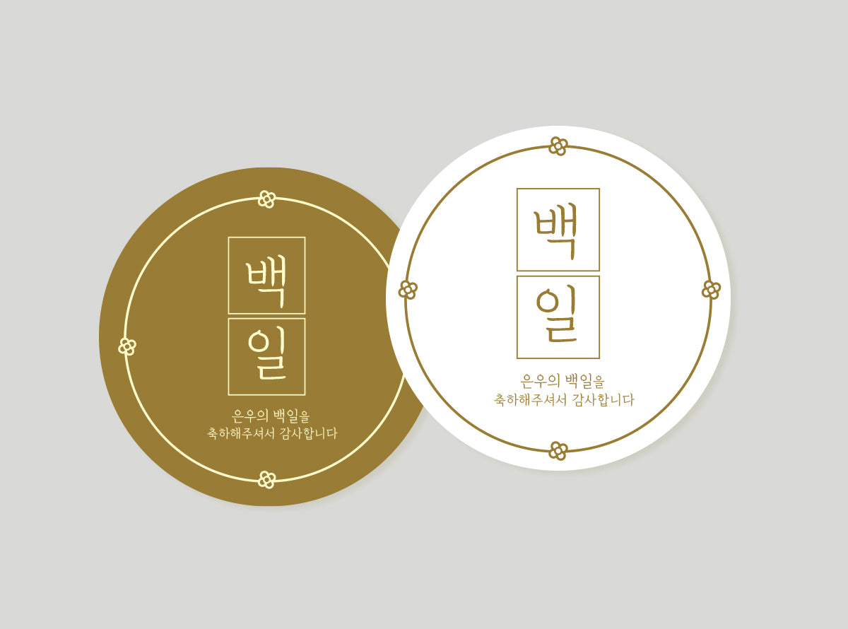 100days sticker (BD2416)